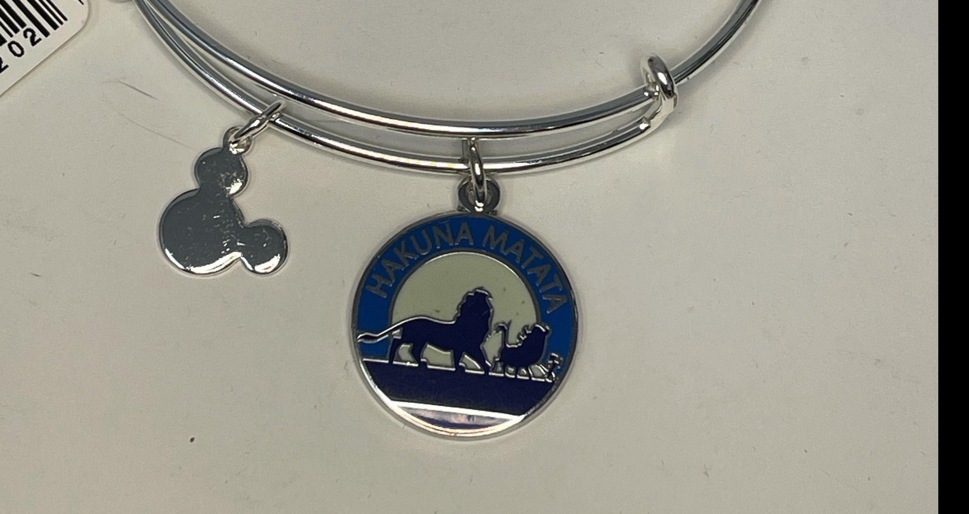 Disney Alex and Ani The Lion King ''Hakuna Matata'' Bangle Bracelet-Silver - World of Treasures