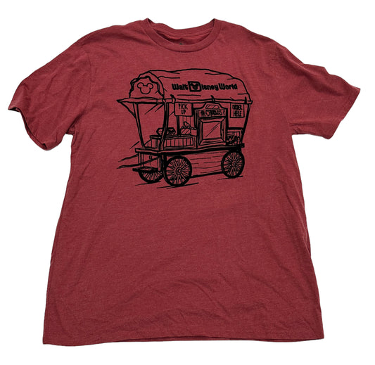 Walt Disney World Frontierland Mickey Churro Wagon Shirt Medium