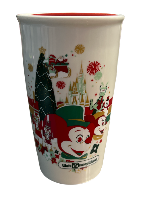 Walt Disney World Starbucks Holiday Christmas Tumbler Cup-2021