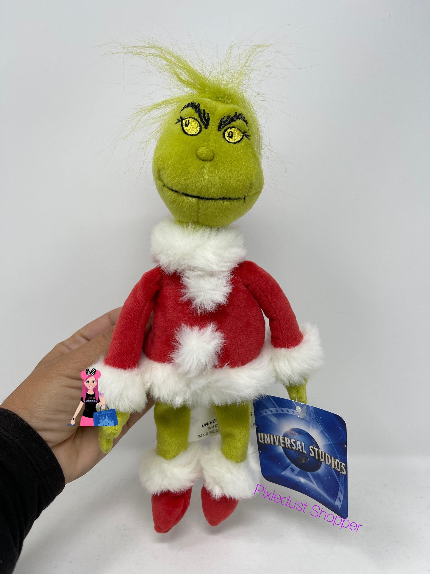 Universal Santa Grinch 11” Plush Doll - World of Treasures