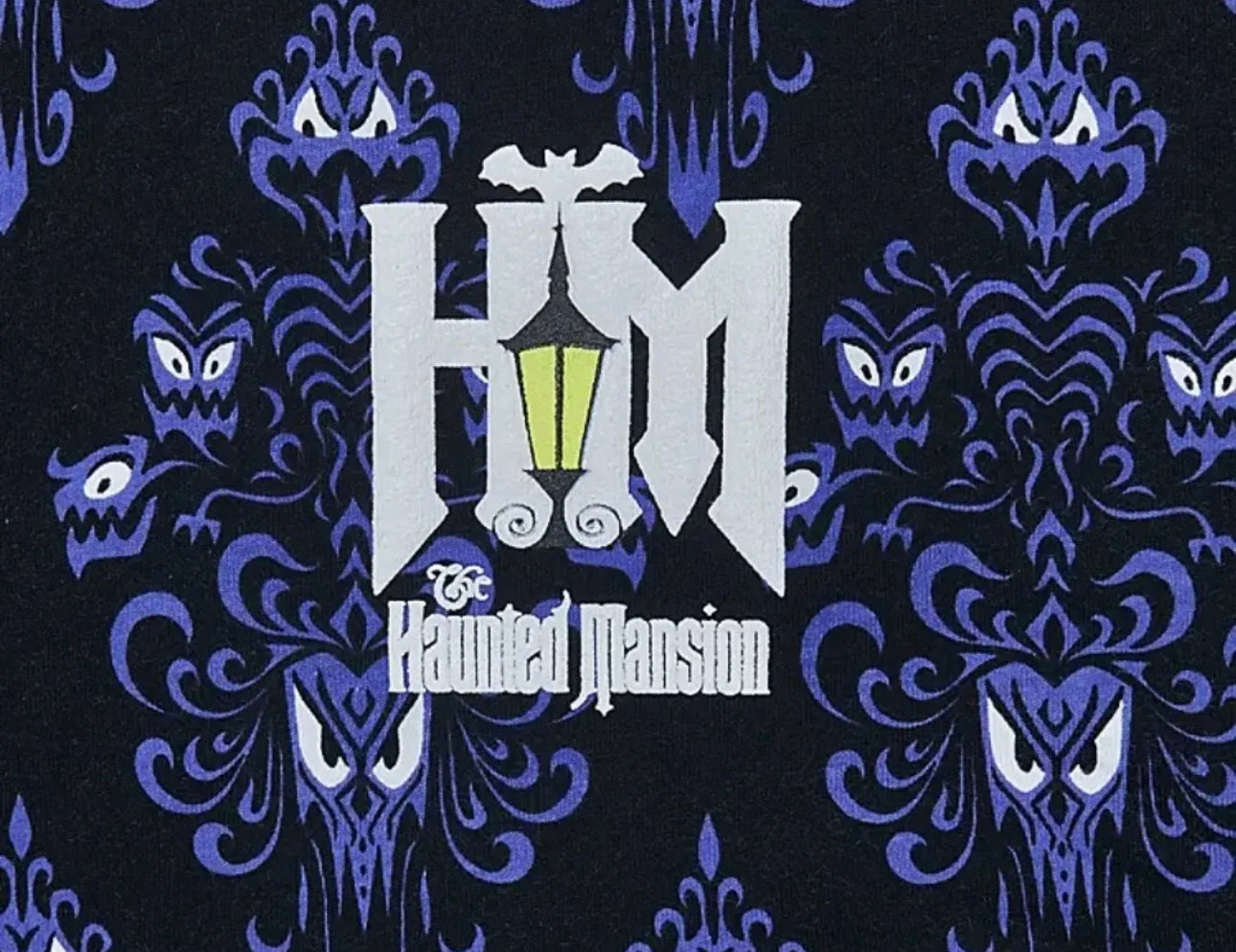 Disney World Haunted Mansion Wallpaper Purple Spirit Jersey New store XS