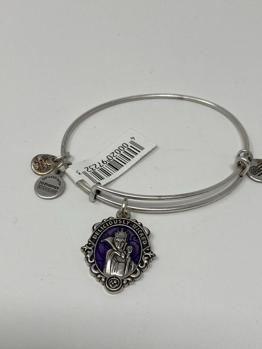 Disney Evil Queen Deliciously Wicked Silver Alex and Ani Bracelet - World of Treasures