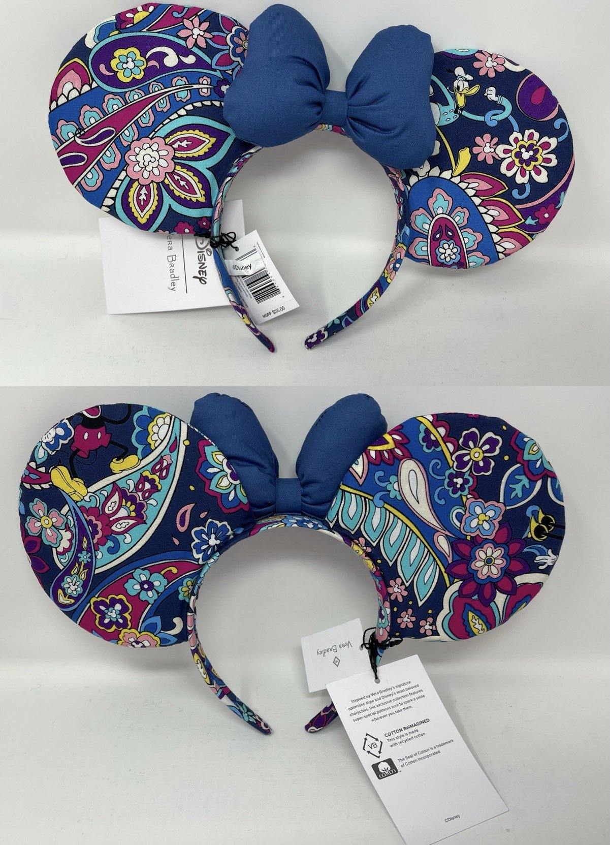 Disney Vera Bradley Minnie Mouse Ear Headband - World of Treasures