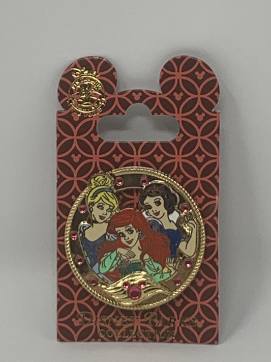 Disney Cruise Line Ariel, Cinderella, Snow White Princess Pin - World of Treasures