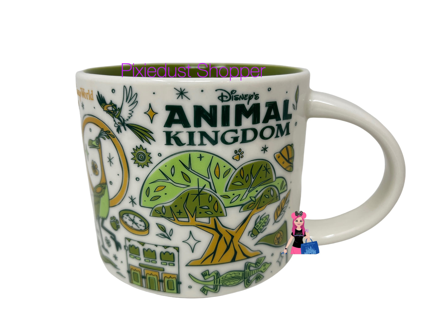 Walt Disney World 50th Anniversary Starbucks Animal Kingdom Ceramic Mug