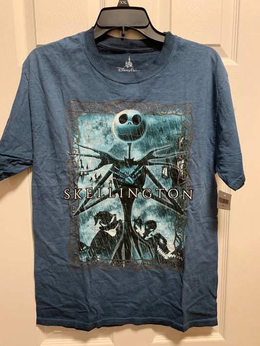 Disney Nightmare Before Christmas Jack Skellington Metallic Shirt