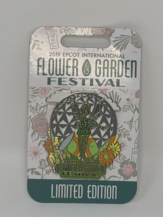 Disney Flower and Garden Pin - 2019 Topiary Tinker Bell - World of Treasures