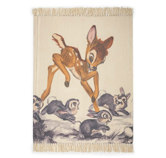 Disney Bambi Throw Blanket Cozy and Comfy Collection