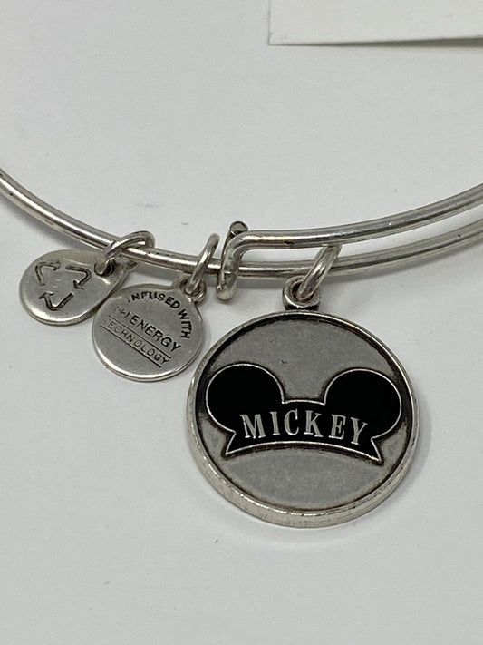 Disney Mickey Mouse Ear Hat Silver Alex and Ani Bracelet - World of Treasures