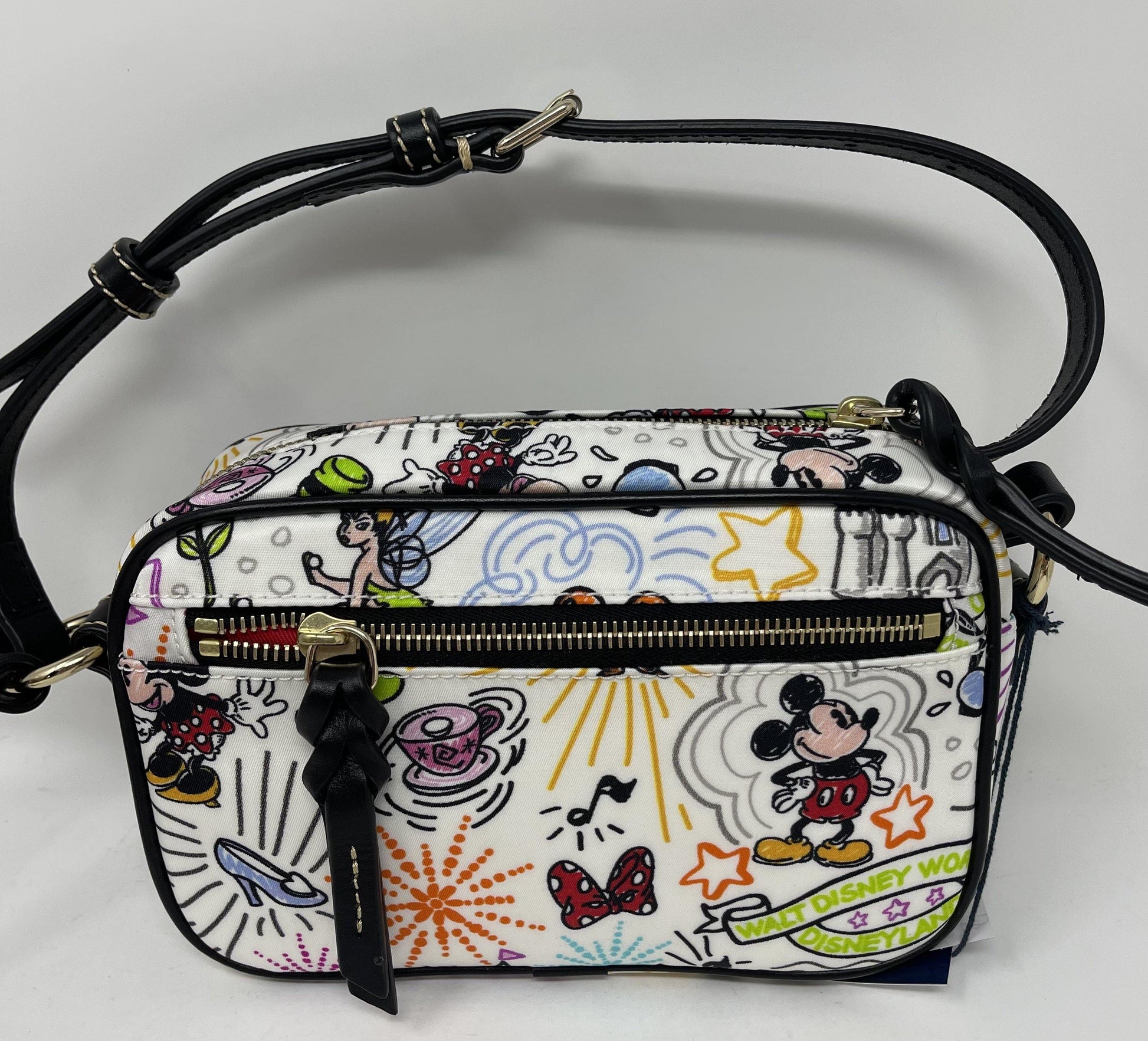 Disney Sketch Hip Belt Pack/Crossbody Purse by Dooney & Bourke-Castle/TinkerBell - World of Treasures