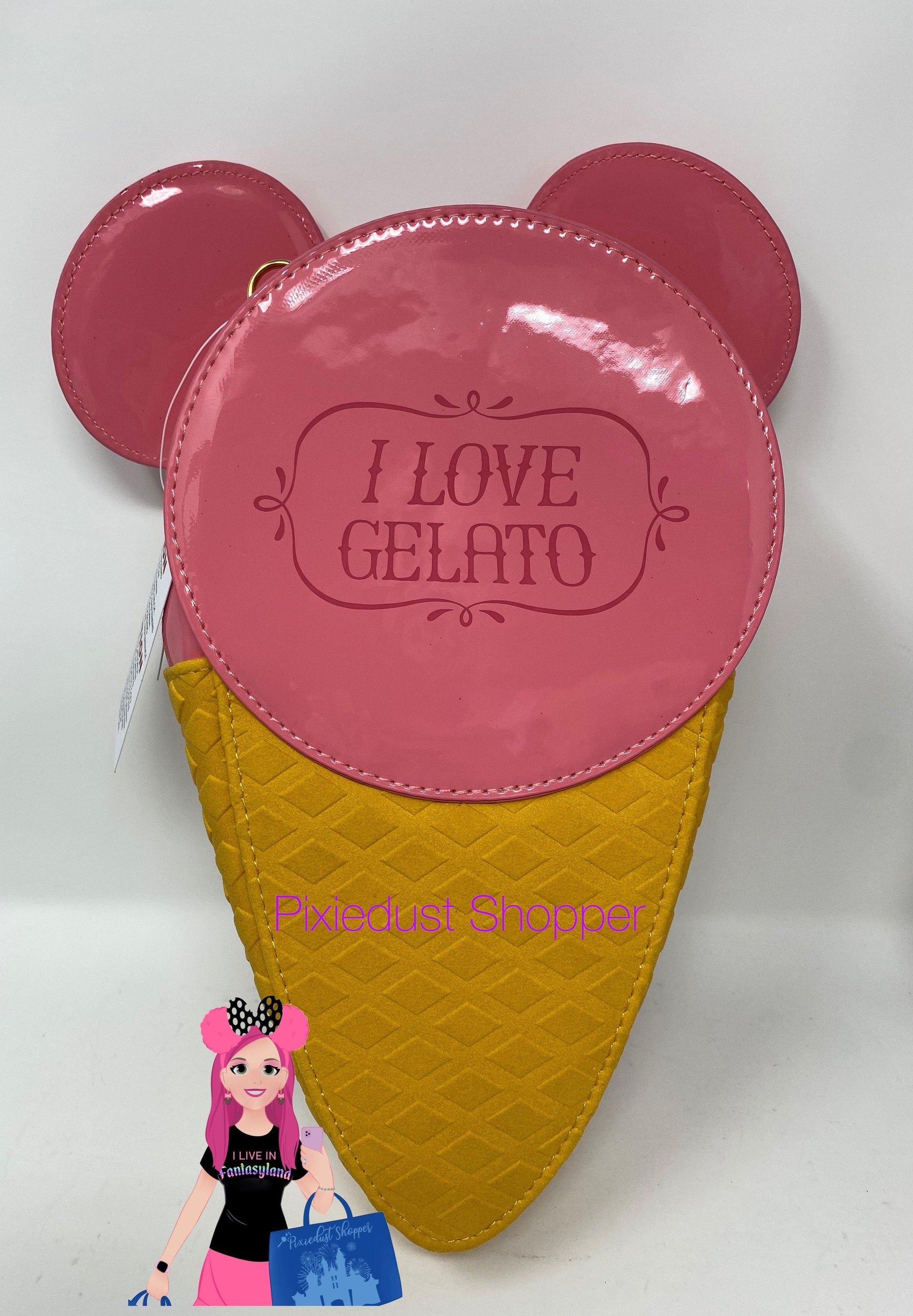 Disney Epcot Italy World Showcase I Love Gelato Mickey Purse - World of Treasures