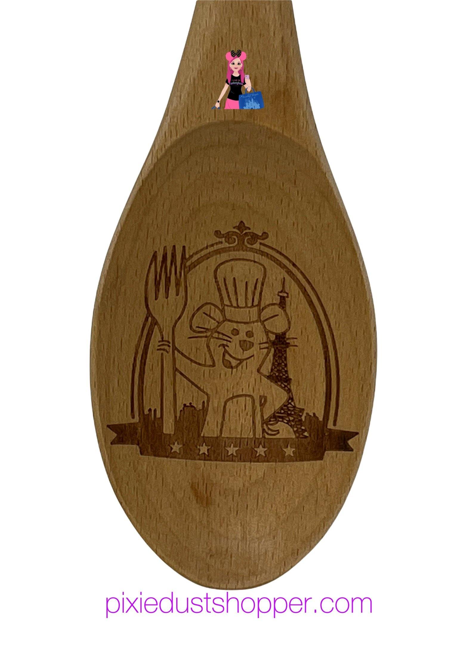 Disney Epcot Remy’s Ratatouille Adventure Wooden Spoon - World of Treasures