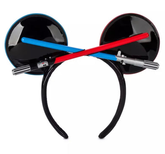 Disney Parks Star Wars Lightsaber Mickey Ear Headband