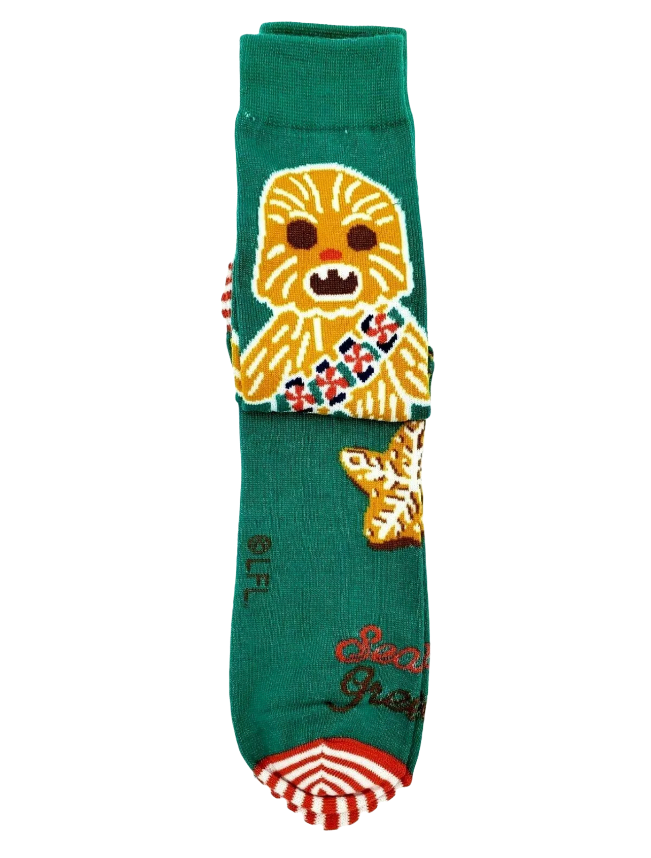 Disney Star Wars Chewbacca Gingerbread Holiday Socks