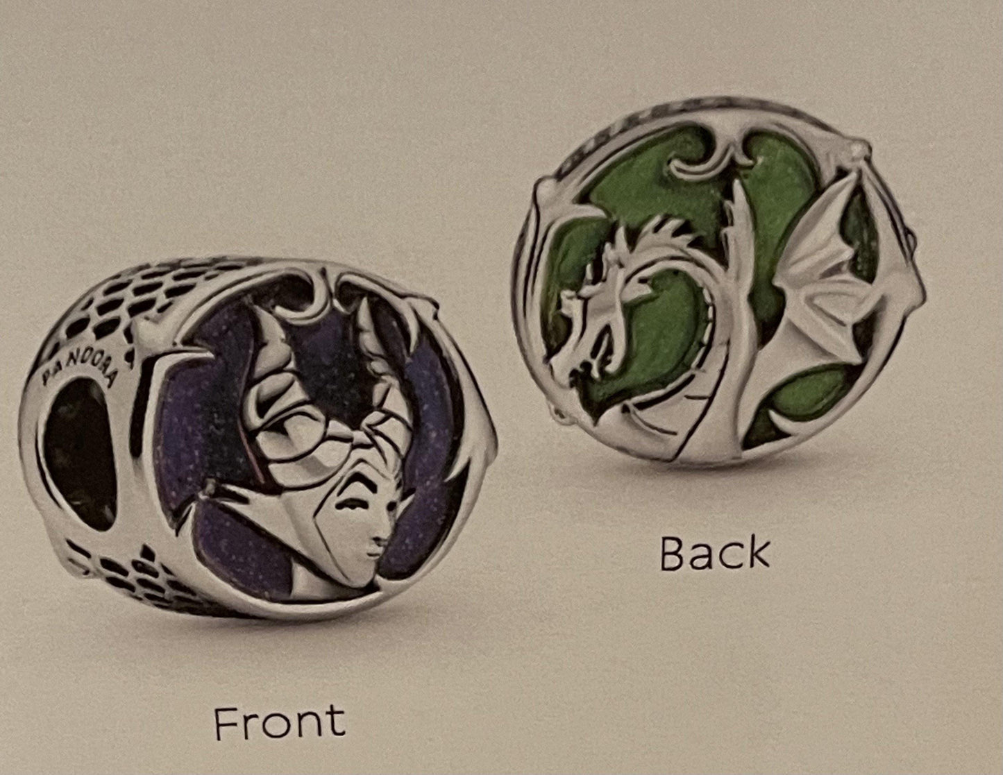 Disney Maleficent and Dragon Pandora Charm - World of Treasures