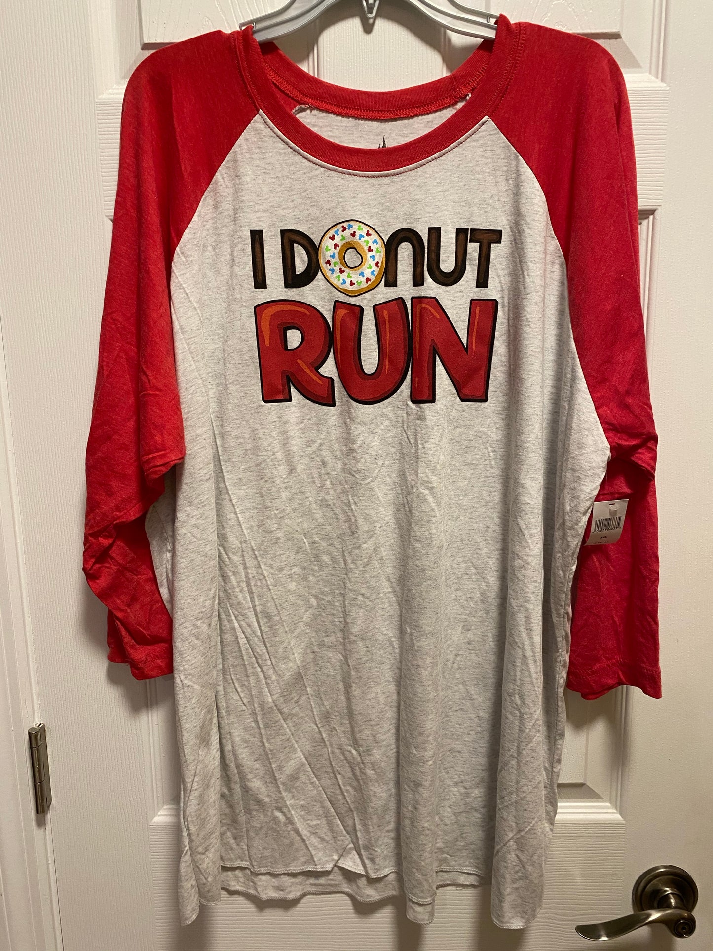 RunDisney I Donut Run Raglan Mens Unisex Shirt