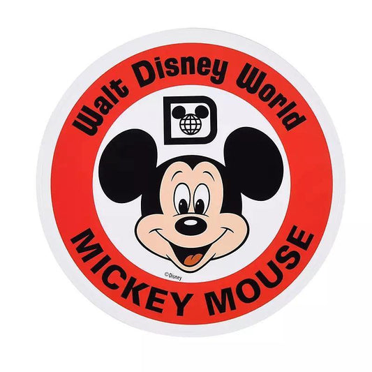 Walt Disney World 50th Anniversary Retro Vault Mickey Sticker - World of Treasures