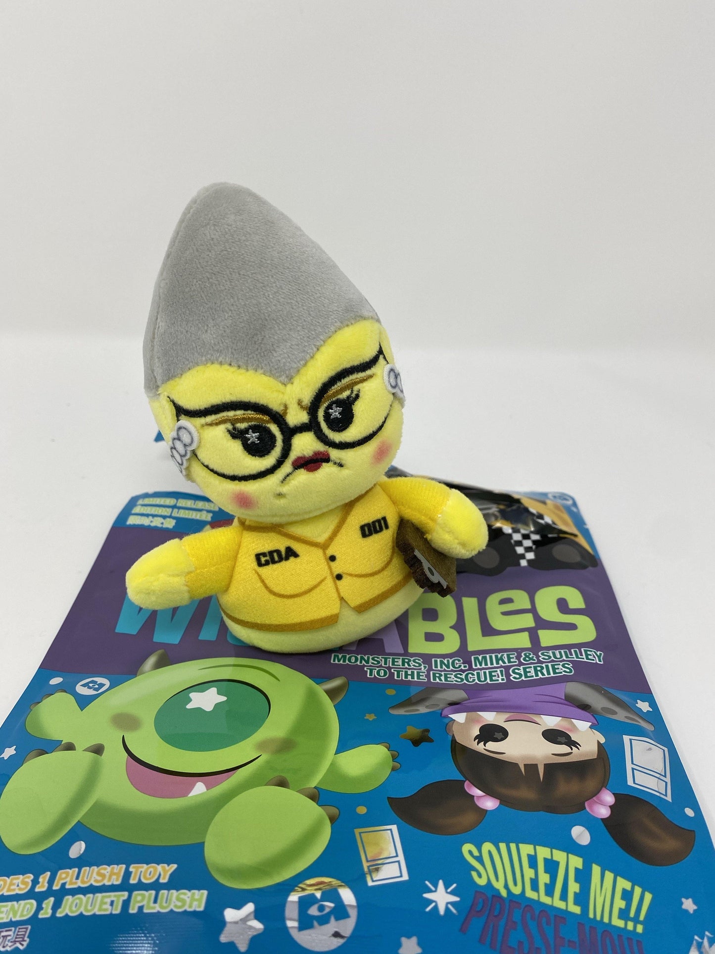 Disney Parks Monsters Inc. Roz Wishable Varient in Rare Yellow Shirt - World of Treasures