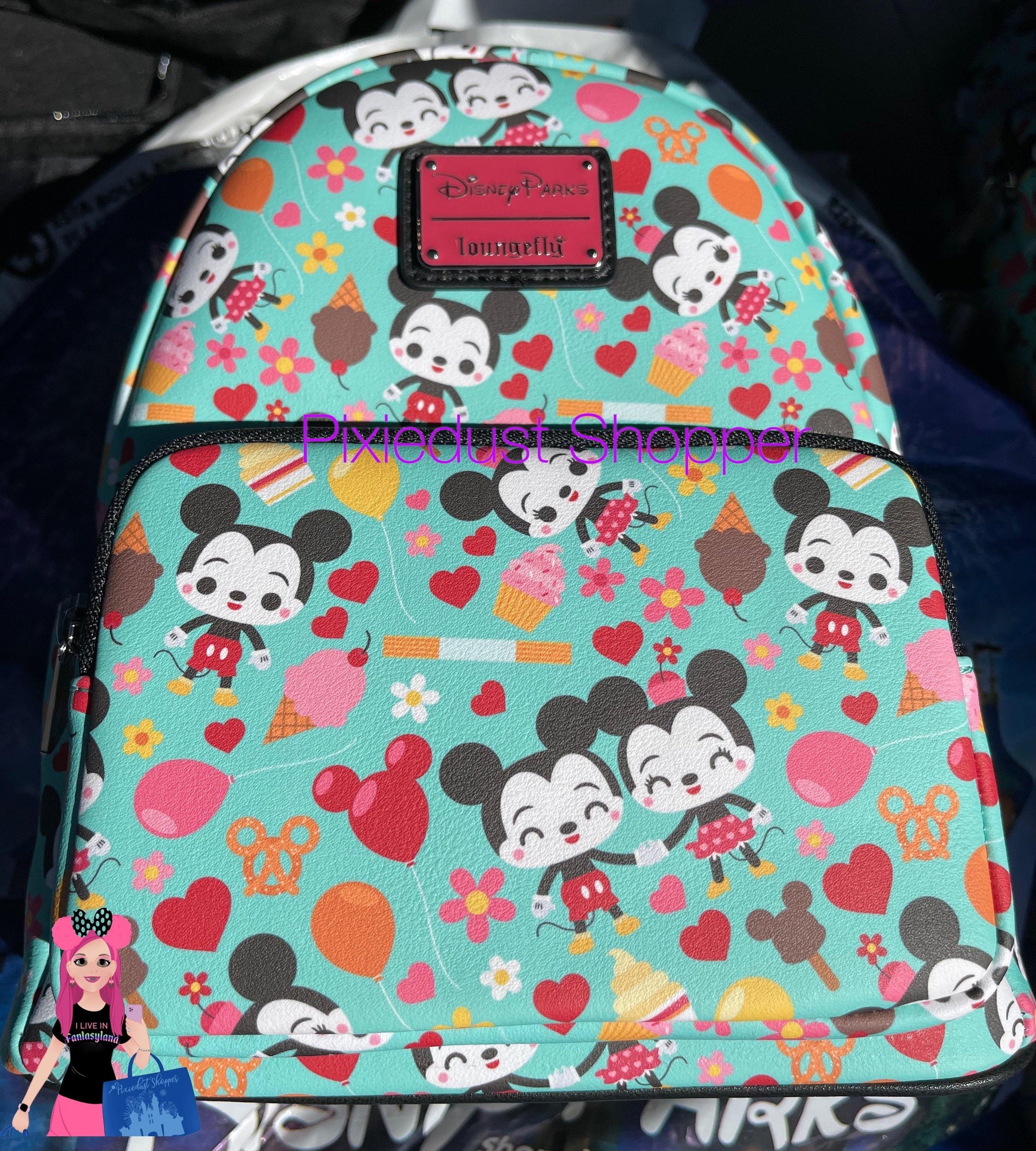 disney loungefly mini backpack food Disney Minnie and Mickey Mouse Food Loungefly Backpack Purse – World of Treasures