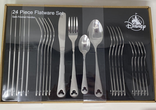 Disney 24 Piece Mickey Flatware Set - World of Treasures