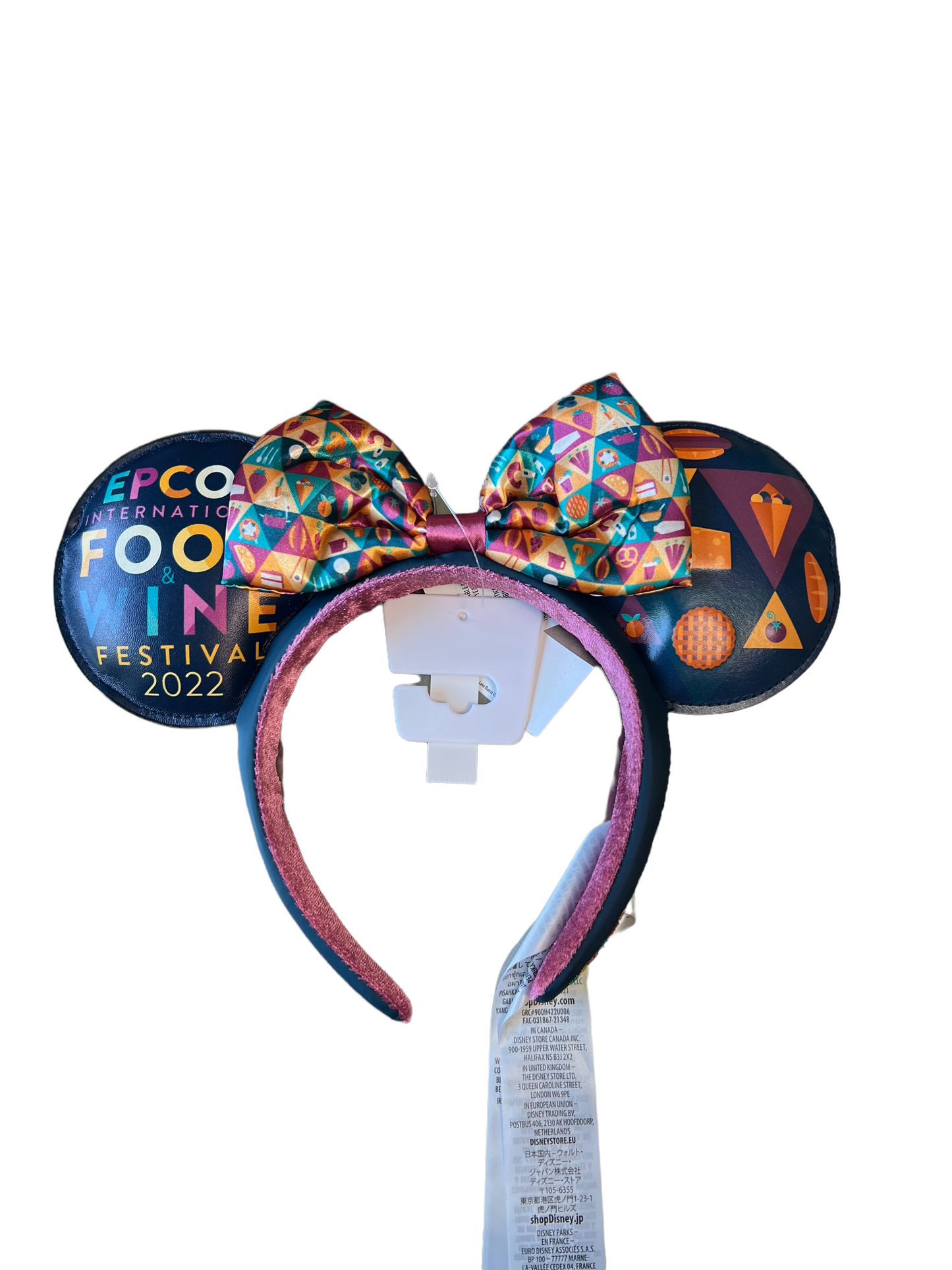 Disney Epcot Food & Wine Festival 2022 Minnie Ear Headband