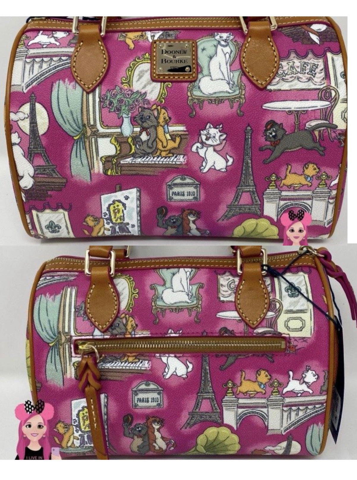 Disney The Aristocats Satchel by Dooney & Bourke