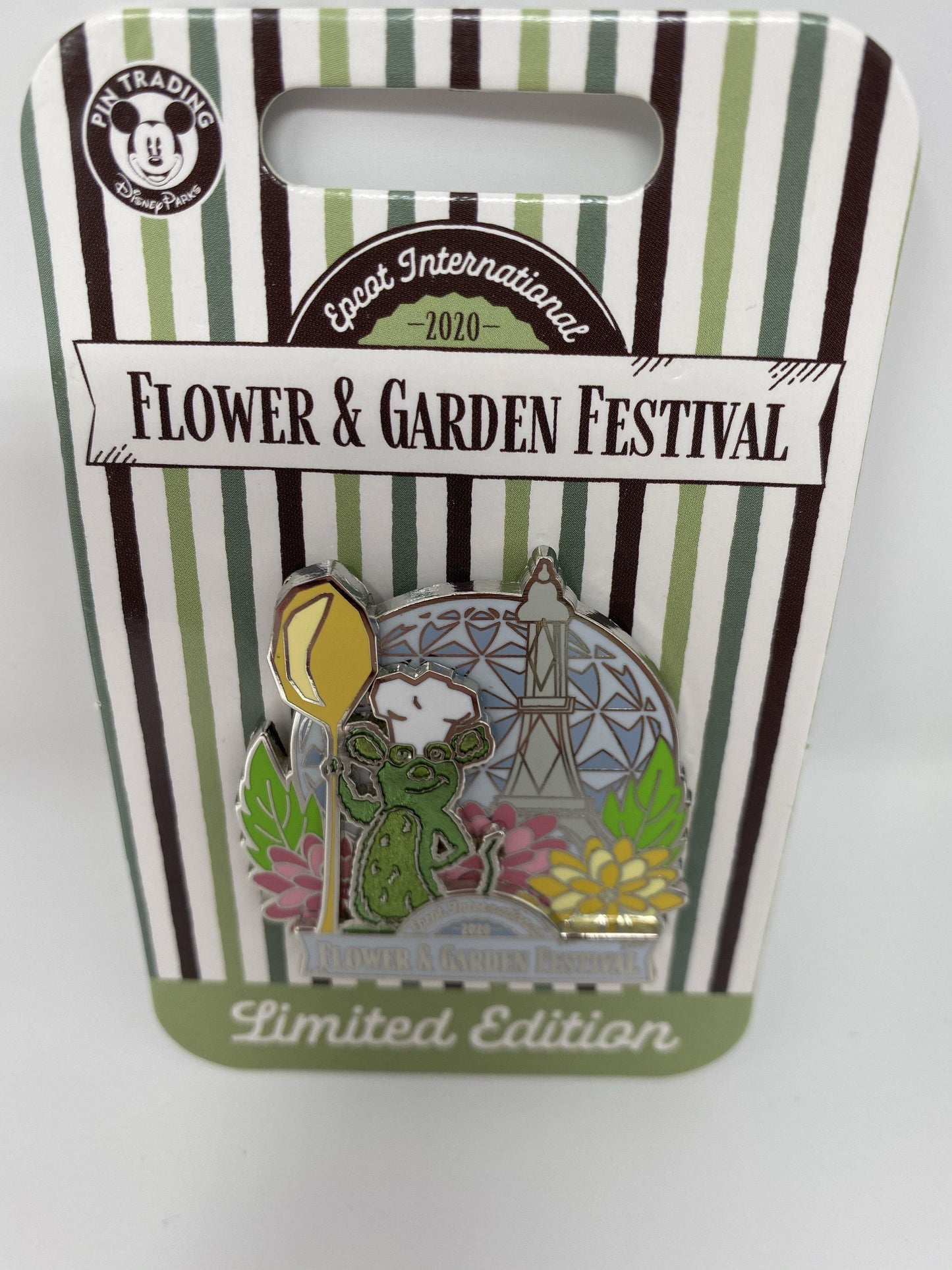 Disney Epcot 2020 Flower and Garden Festival Figment, Ratatouille, Or Minnie Pin - World of Treasures