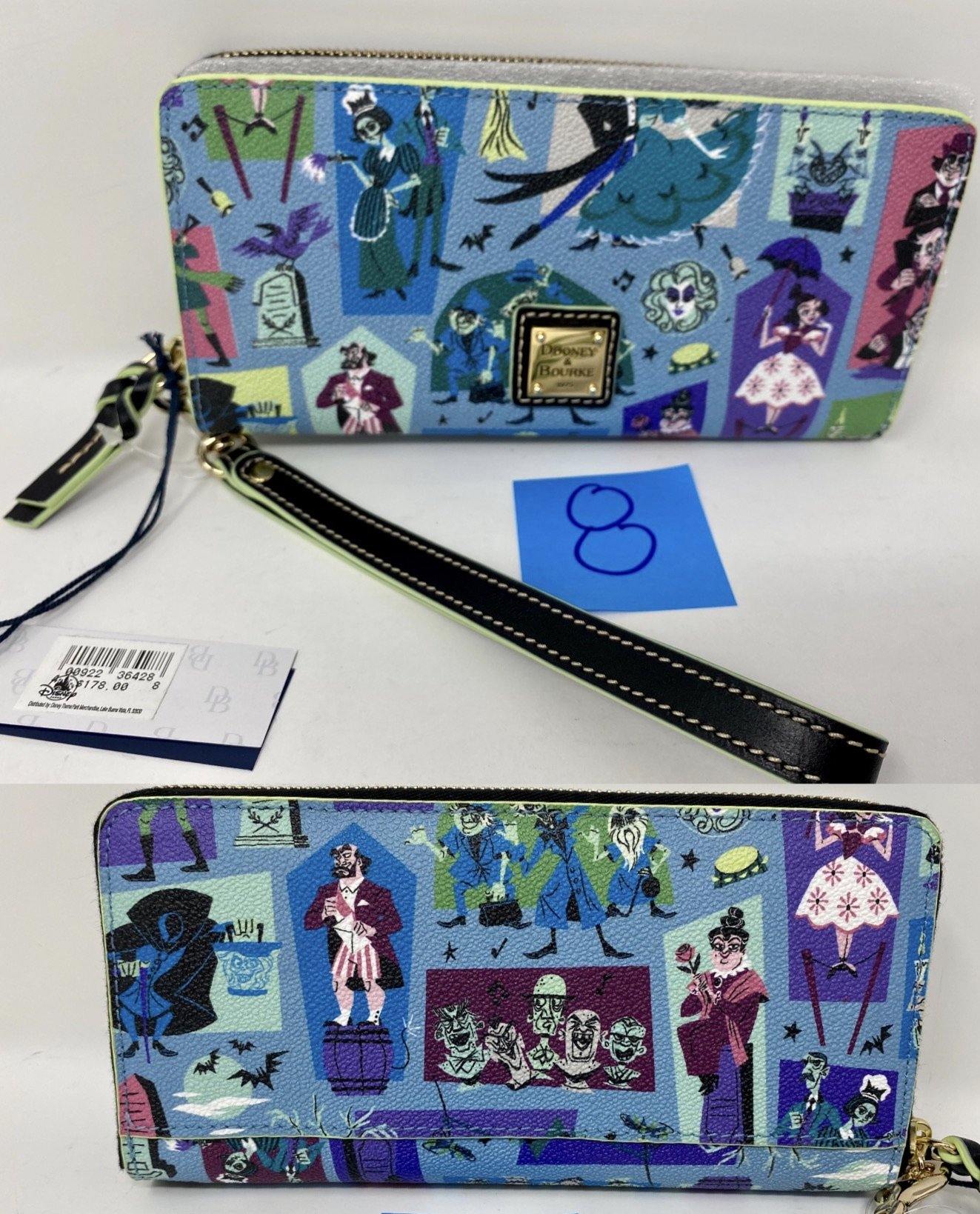 Disney Dooney & Bourke The Haunted Mansion Wallet Wristlet - World of Treasures