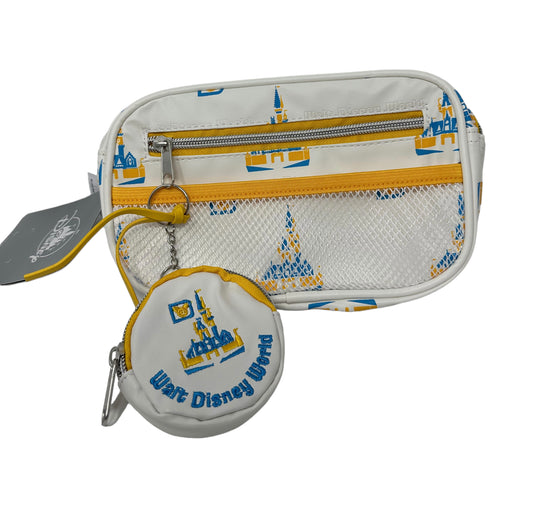 Walt Disney World Cinderella Castle Fanny Pack Waist Pack Pouch