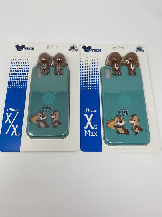 Disney D-Tech Chip and Dale NOPE iPhone X/XS/Max Phone Case - World of Treasures