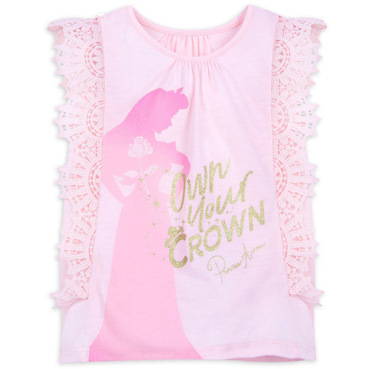 Disney Princess Aurora Own Your Own Crown Kids Shirt