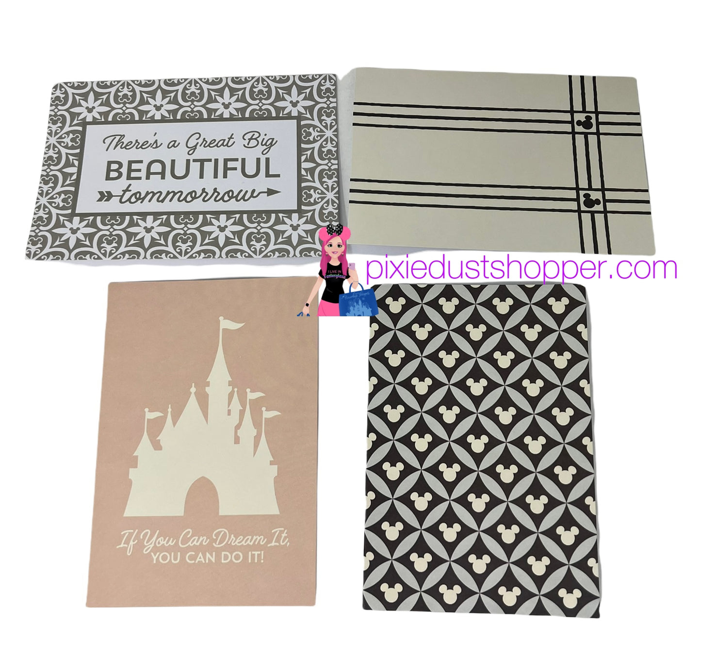 Disney Homestead Notecard-4 Designs 12 Cards