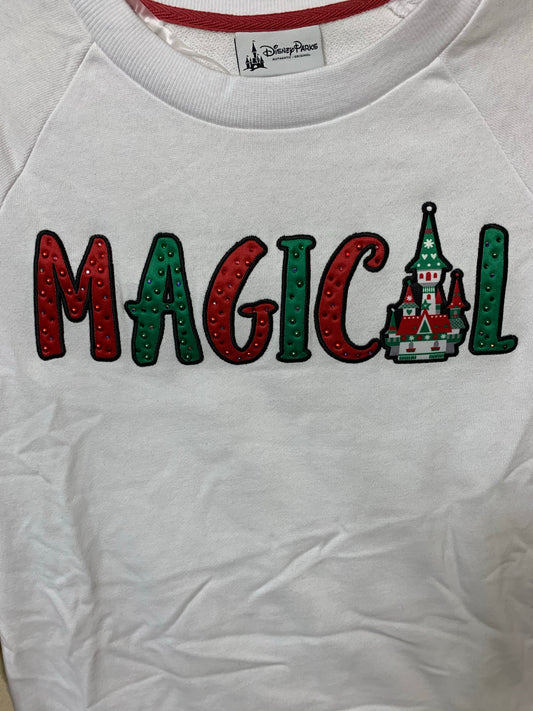 Disney Fantasyland Castle ''Magical'' Holiday Long Sleeve T-Shirt for Women