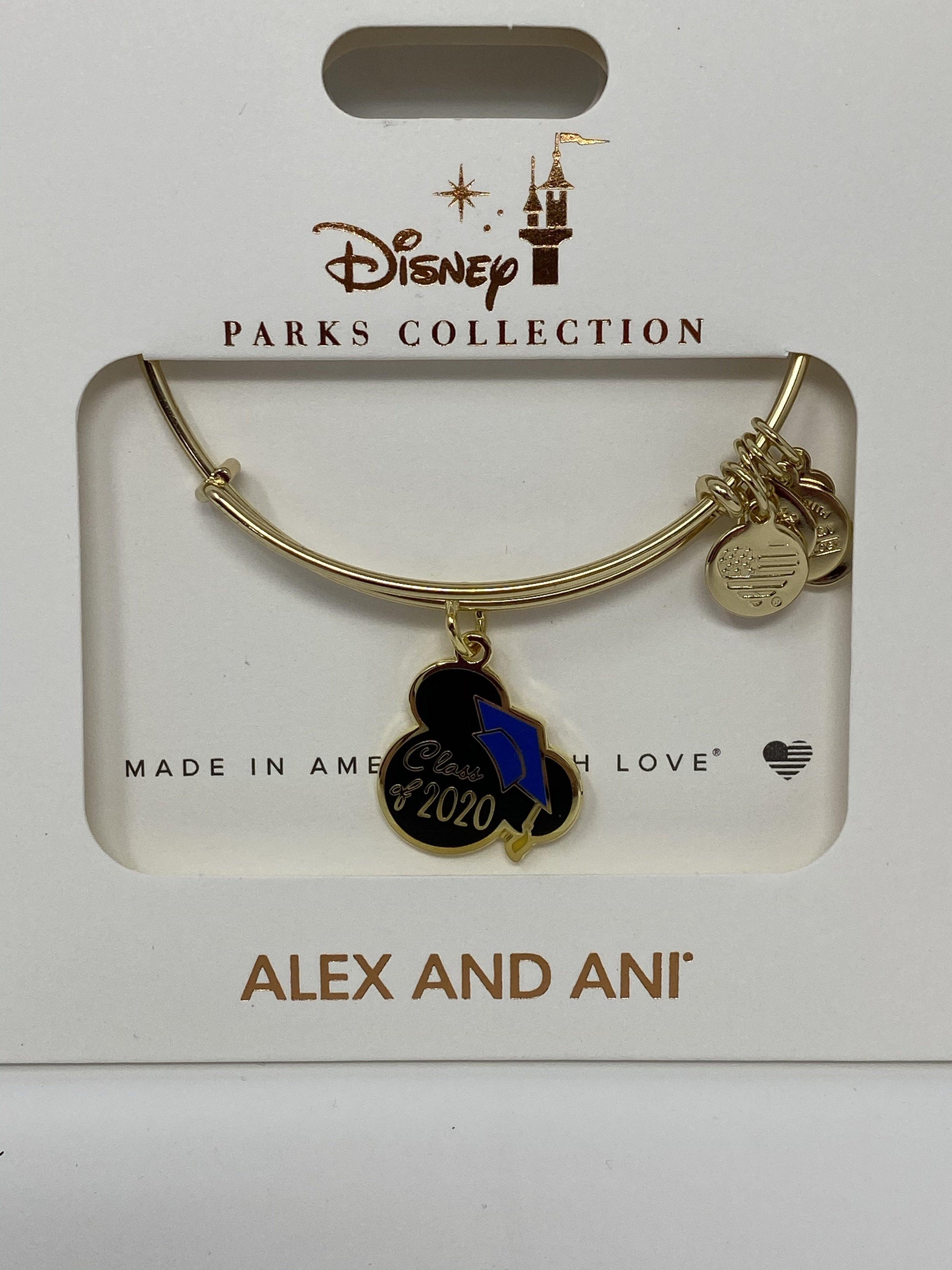 Disney 2020 Mickey Mouse Graduation Alex and Ani Bracelet - World of Treasures