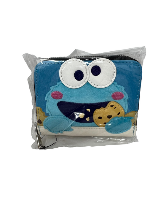 Sesame Street Cookie Monster Loungefly Wallet SeaWorld Exclusive