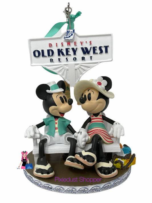 Disney’s Old Key West Resort Mickey and Minnie Ornament - World of Treasures