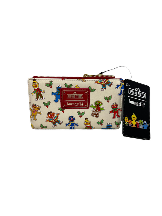 Sesame Street Gingerbread Christmas Loungefly Wallet SeaWorld