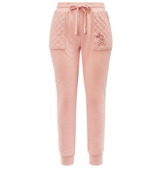 Disney Embroidered Mickey Quilted Jogger Sweatpants 3X