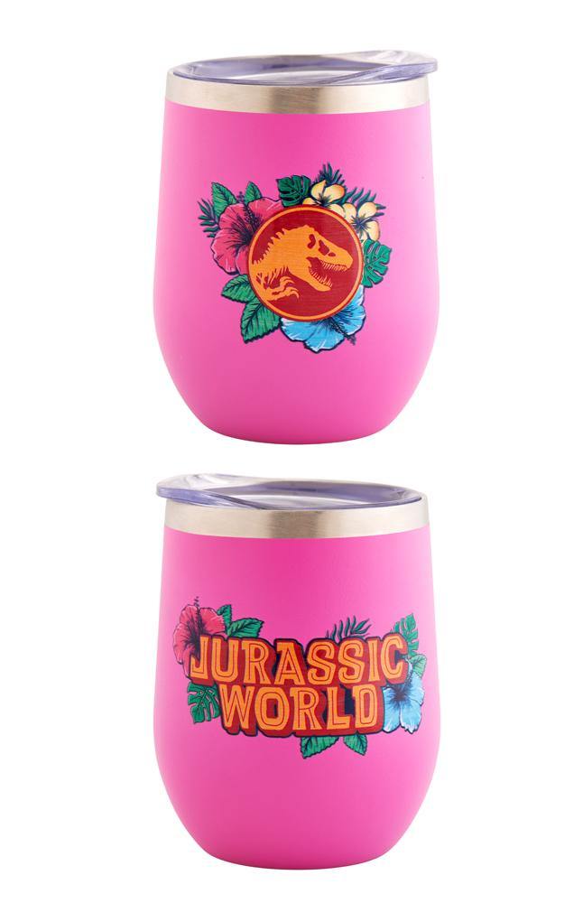 Universal Studios Jurassic World Tropical Wine Stainless Tumbler Cup - World of Treasures