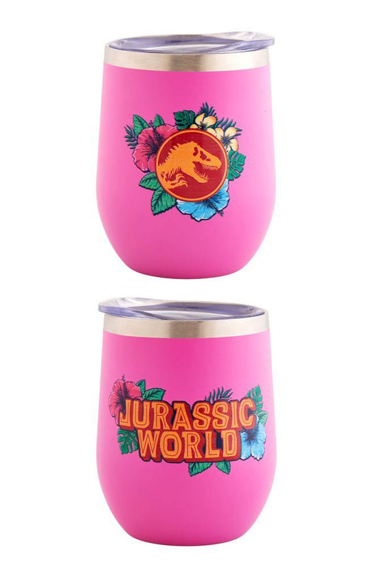 Universal Studios Jurassic World Tropical Wine Stainless Tumbler Cup - World of Treasures