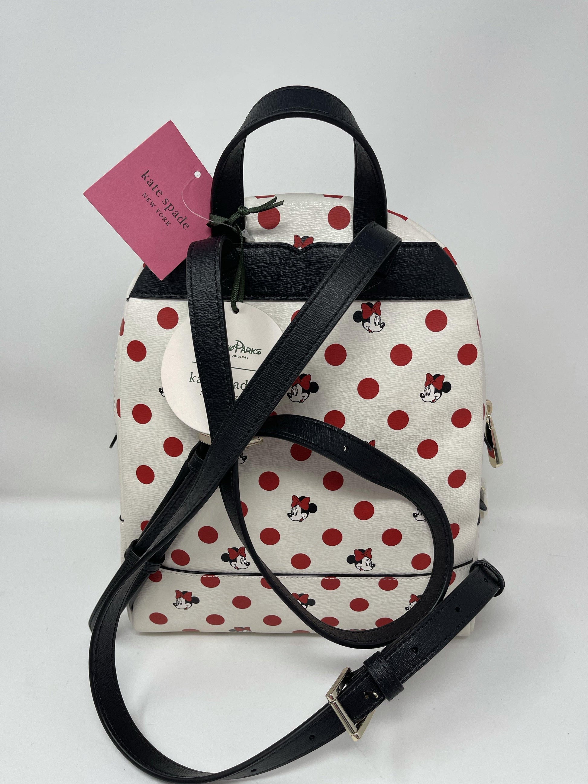 kate spade minnie mouse mini backpack Disney Minnie Mouse Polka Dot Backpack by kate spade new york – World of Treasures
