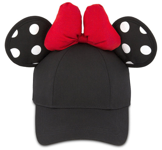 Disney Minnie Adult Baseball Hat with Red Bow