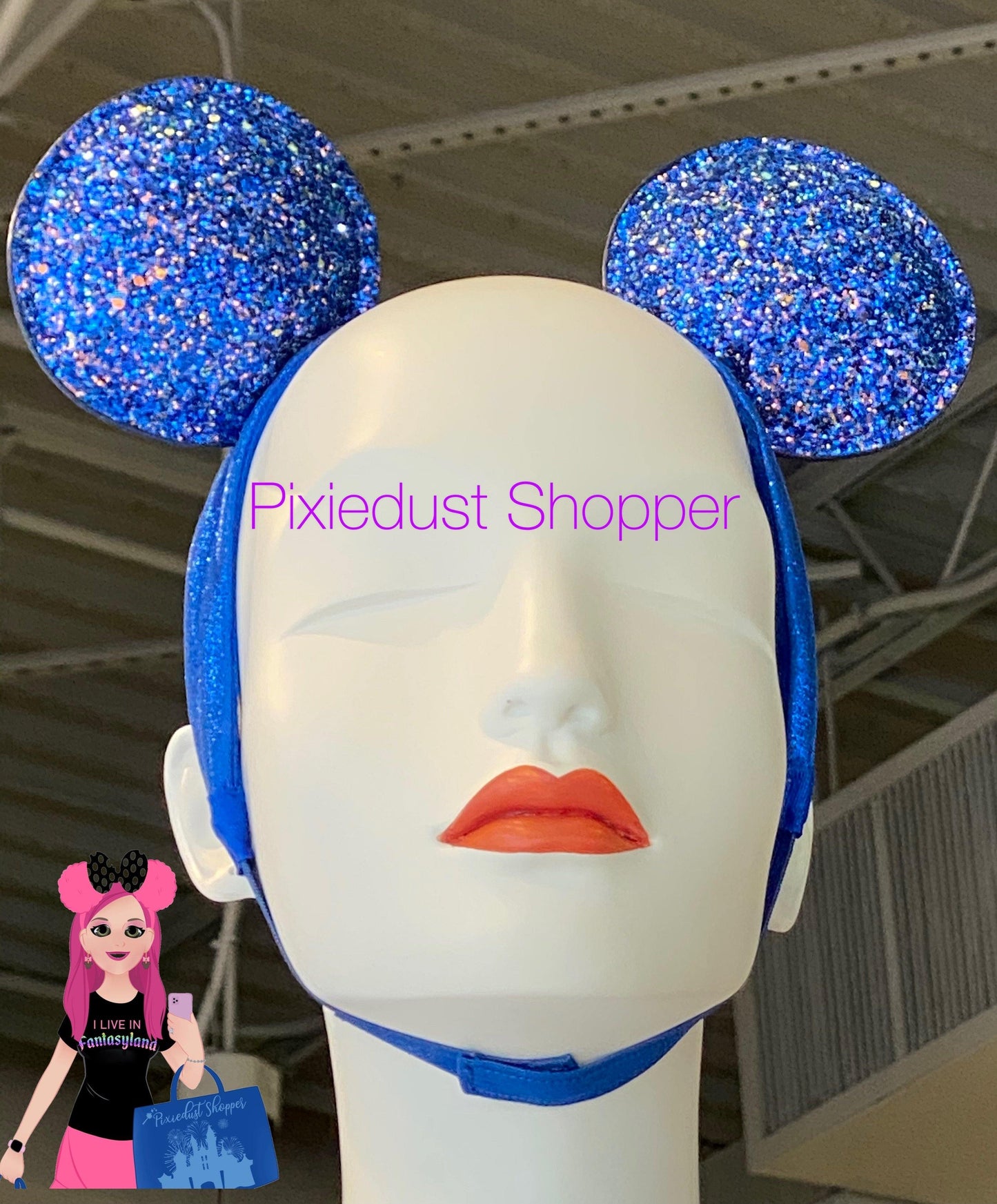 Disney Mickey Mouse Adjustable  Ear Headband – Wishes Come True Blue - World of Treasures