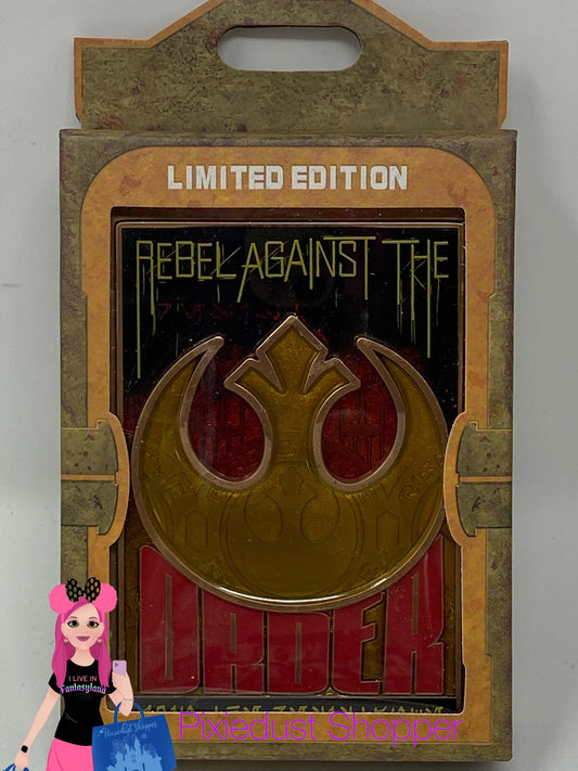 Disney Star Wars Rebel Against the Order 3D Jumbo Pin Limited Edition 500 - World of Treasures