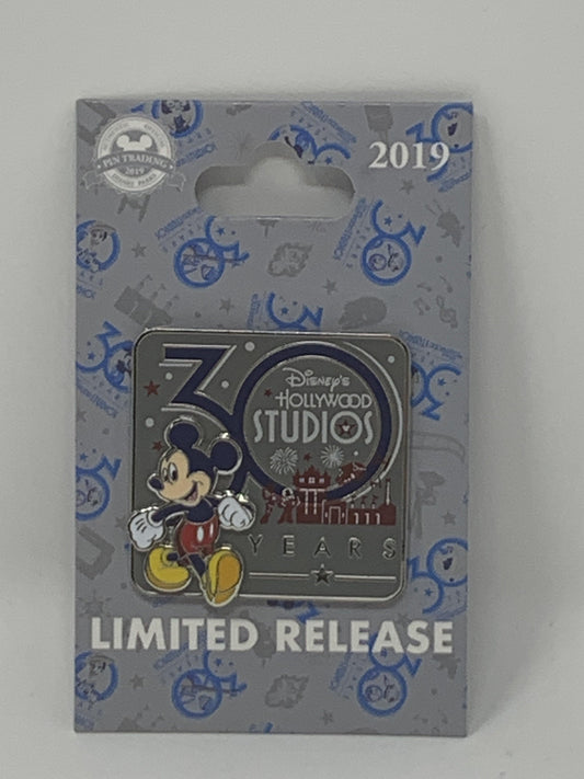 Disney Hollywood Studios 30 Year Mickey Pin Limited Release - World of Treasures