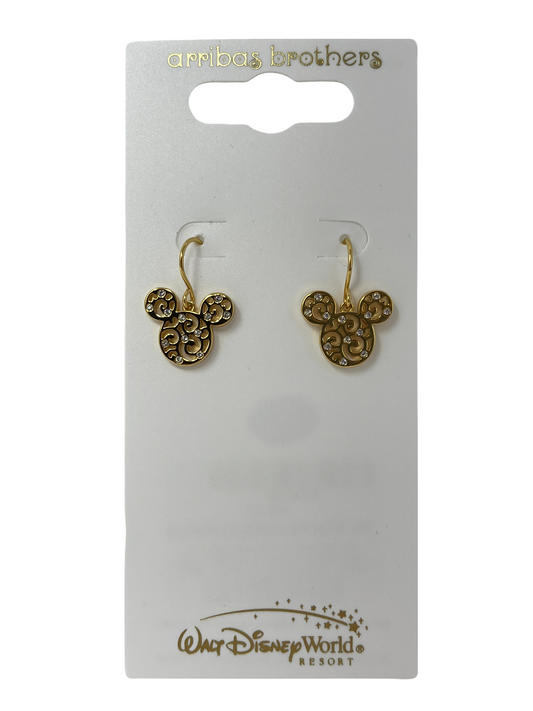 Mickey Filigree Earrings by Arribas Brothers x Disney