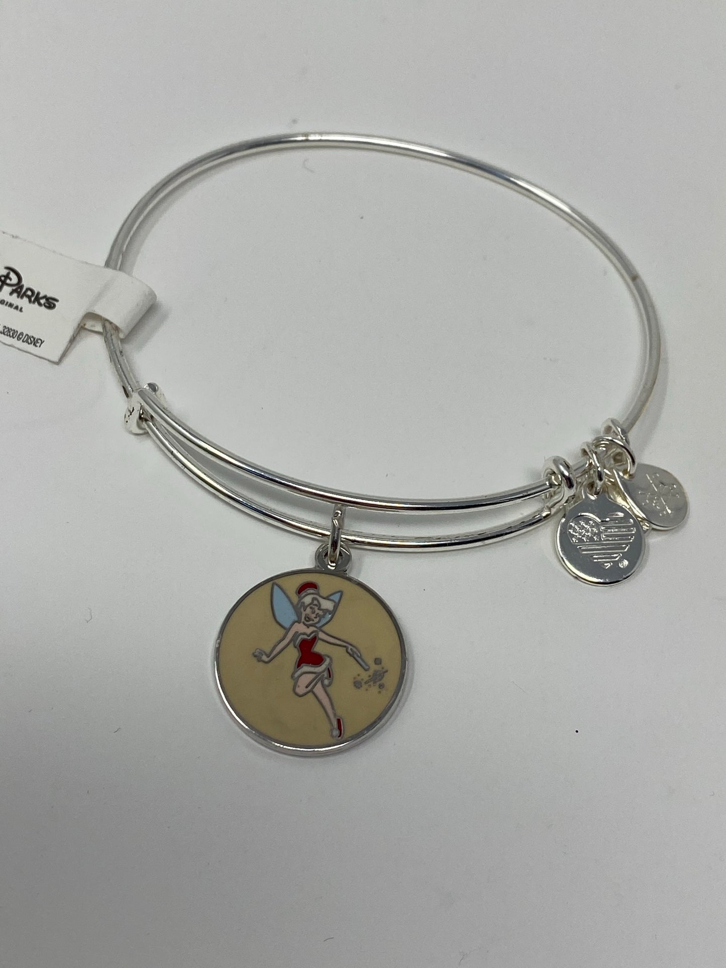 Disney Tinkerbell Christmas Santa Alex and Ani Bracelet