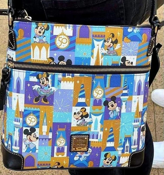 Walt Disney World 50th Anniversary Dooney & Bourke Crossbody Purse - World of Treasures