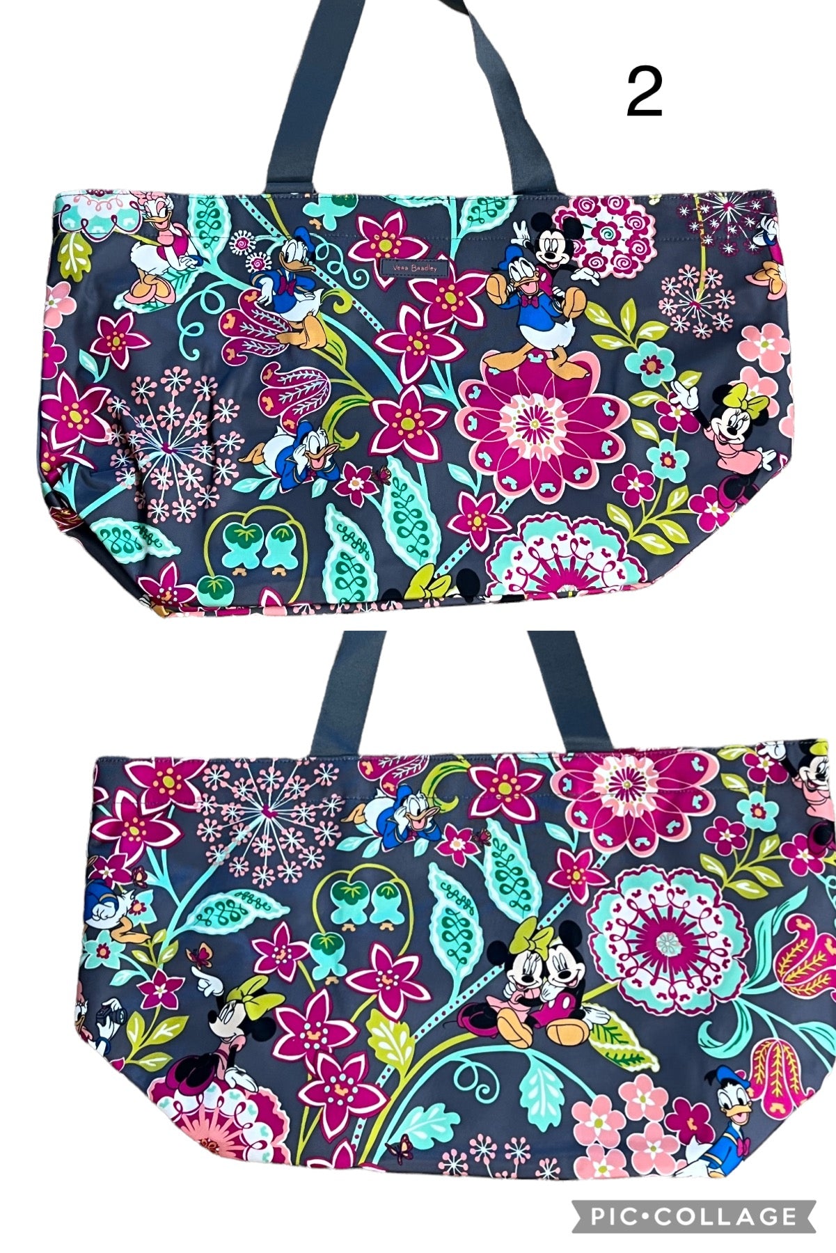 Disney Vera Bradley Mickey And Friends Drawstring Tote