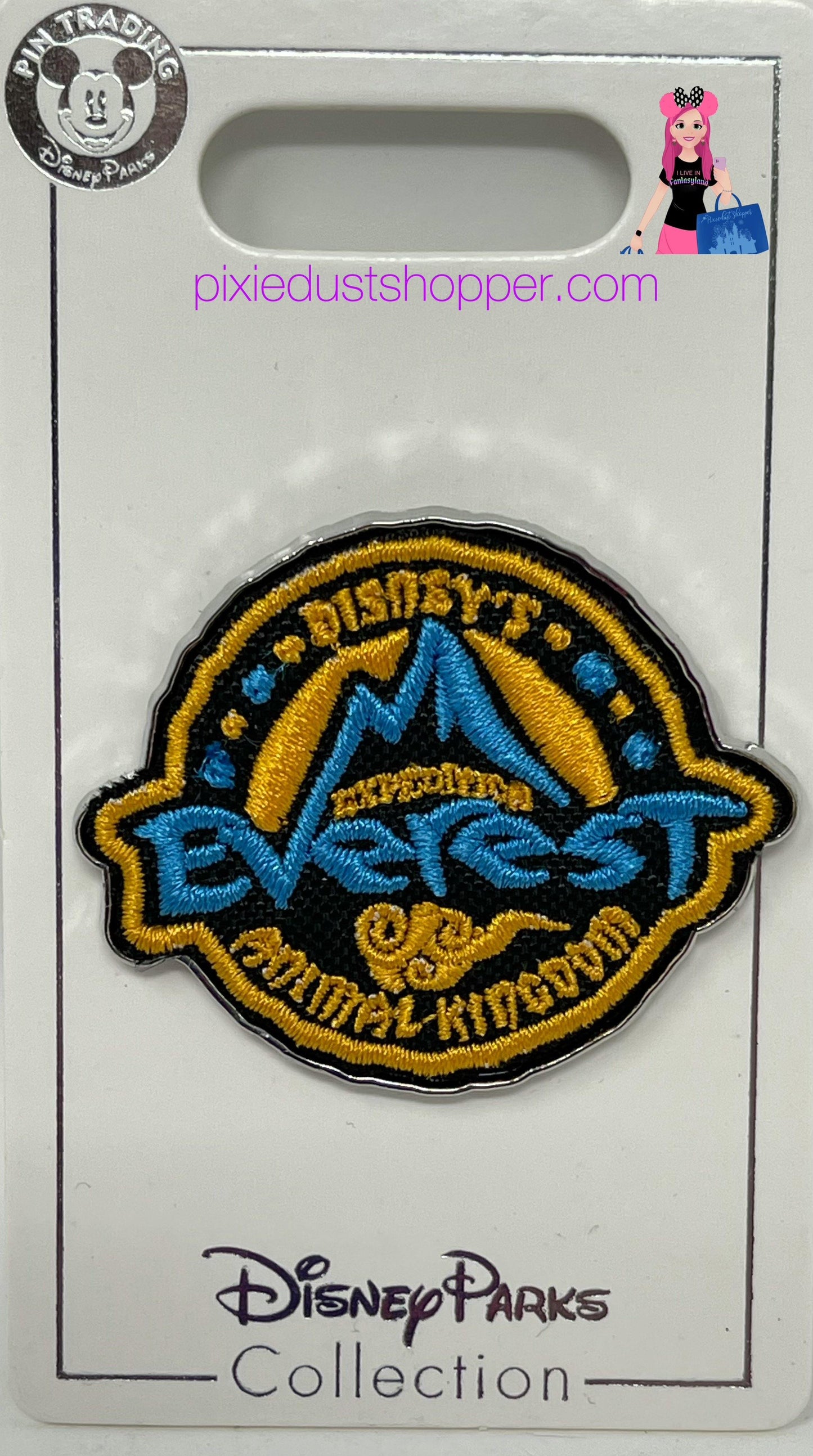 Disney Animal Kingdom Expedition Everest Patch Pin - World of Treasures